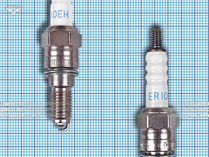 Свеча зажигания "NGK" ER10EH           (8 х  19 мм.) Nikel Mazepper