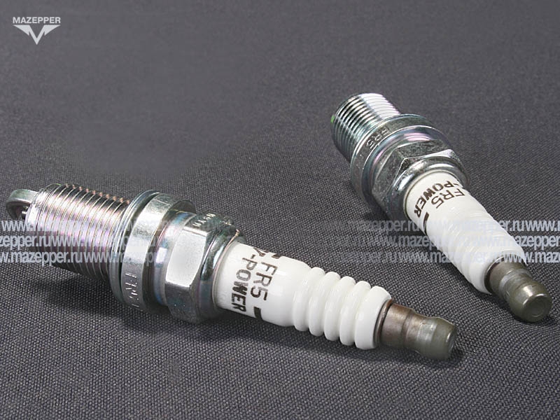 Свеча зажигания "NGK" FR5                (14 х  19 мм.) V-POWER Mazepper