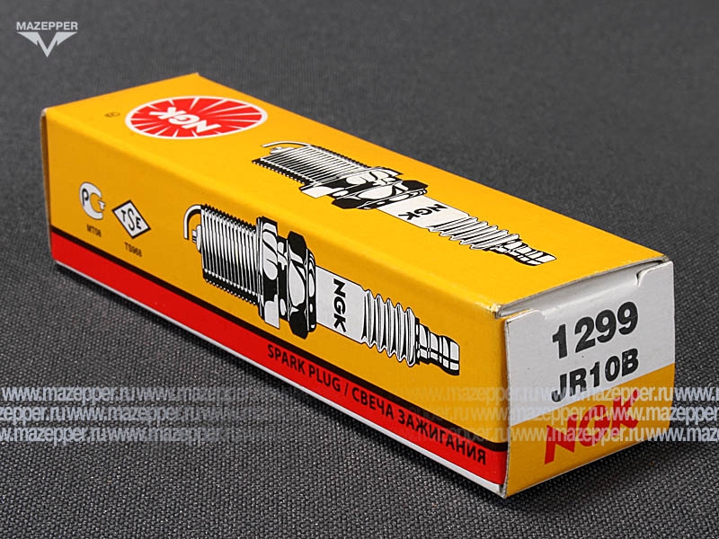 Свеча зажигания "NGK" JR10B            (12 х  19 мм.) Nikel Mazepper