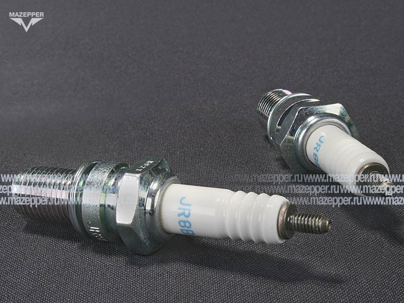 Свеча зажигания "NGK" JR8B              (12 х  19 мм.) Nikel (Suzuki GSX 1200) Mazepper