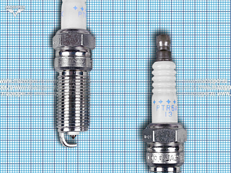 Свеча зажигания "NGK" PTR5A-13      (14 х  25 мм.) Platinum V-LINE 25 Mazepper