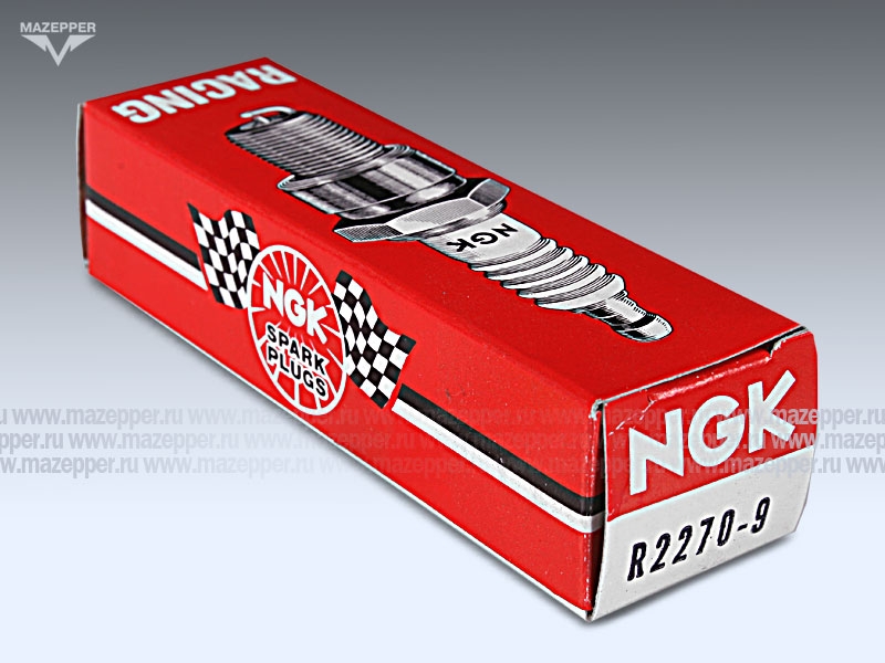 Свеча зажигания "NGK" R2270-9           (12 х  19 мм.) Racing Mazepper