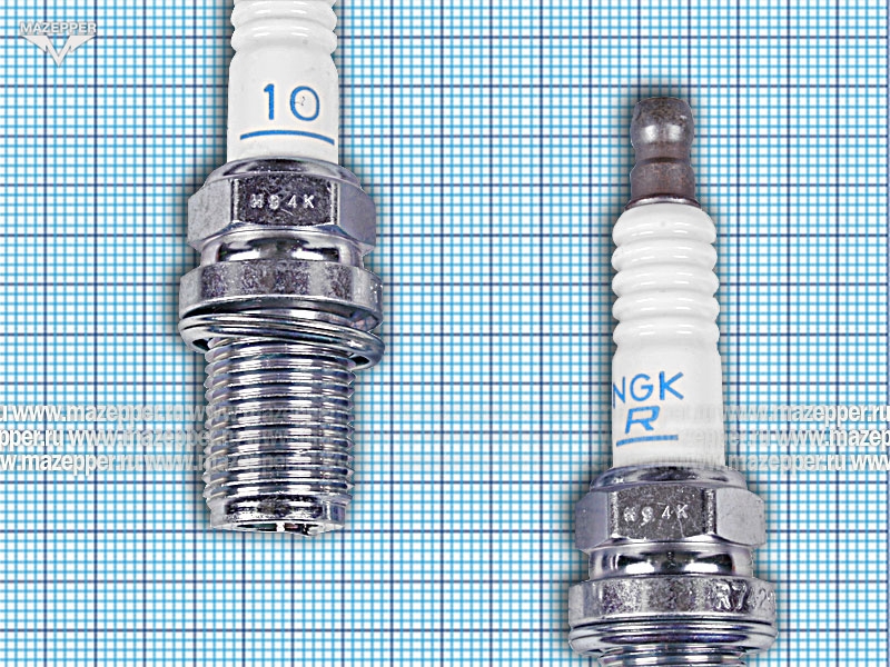 Свеча зажигания "NGK" R6120A-10, уст. R7429A-10 (14 х 19 мм.) Racing Competition аналог DENSO IA0131 Mazepper