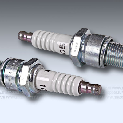 Свеча зажигания "NGK" R6254E-105   (14 х  19 мм.) Racing Competition (KAWASAKI KX 125) Mazepper