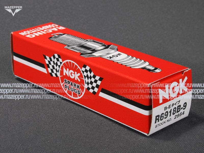 Свеча зажигания "NGK" R6918B-9        (14 х  19 мм.) Racing Competition Mazepper