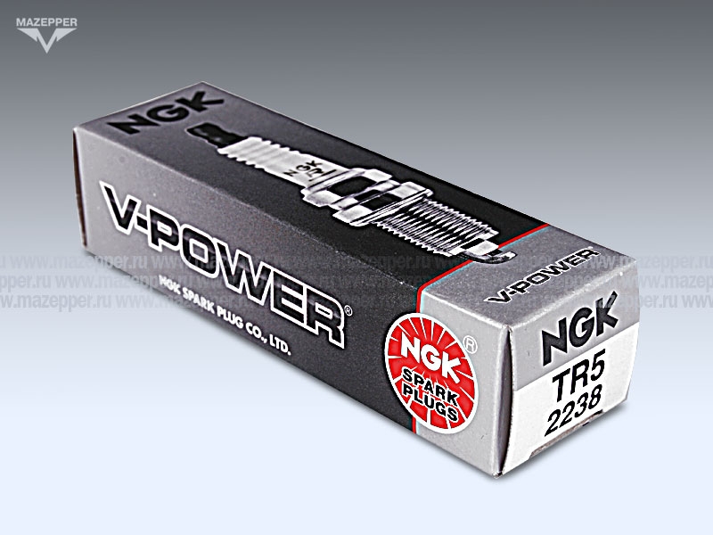Свеча зажигания "NGK" TR5                (14 х 17,5 мм.) Mazepper