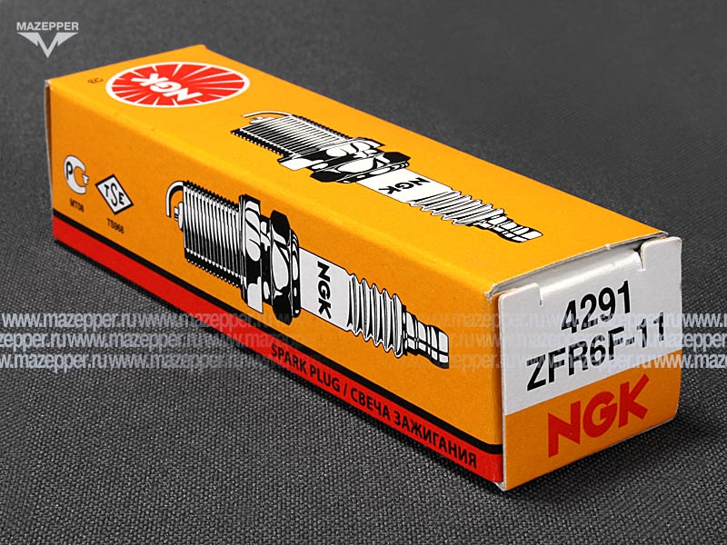 Свеча зажигания "NGK" ZFR6F-11       (14 х 19 мм.) Nikel Mazepper