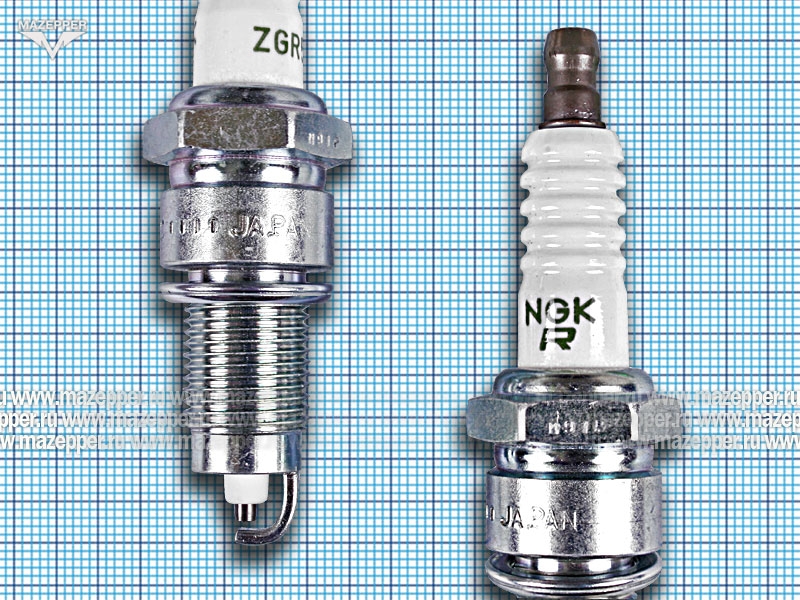 Свеча зажигания "NGK" ZGR5C           (14 х 19 мм.) Nikel Mazepper