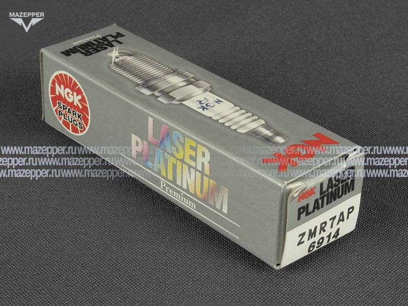 Свеча зажигания "NGK" ZMR7AP         (10 х 19 мм.) Platinum Mazepper