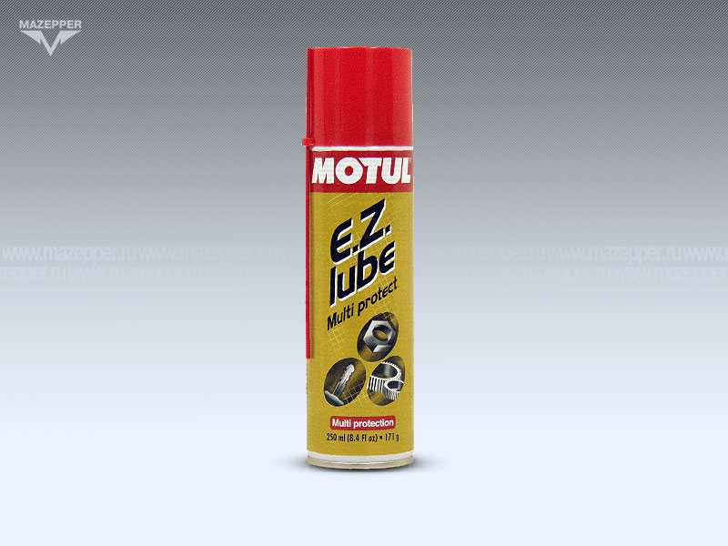 Смазка многофункциональная "MOTUL" P4 антикоррозионная, влагоотталкивающая E.Z. Lube (400 мл.) Mazepper
