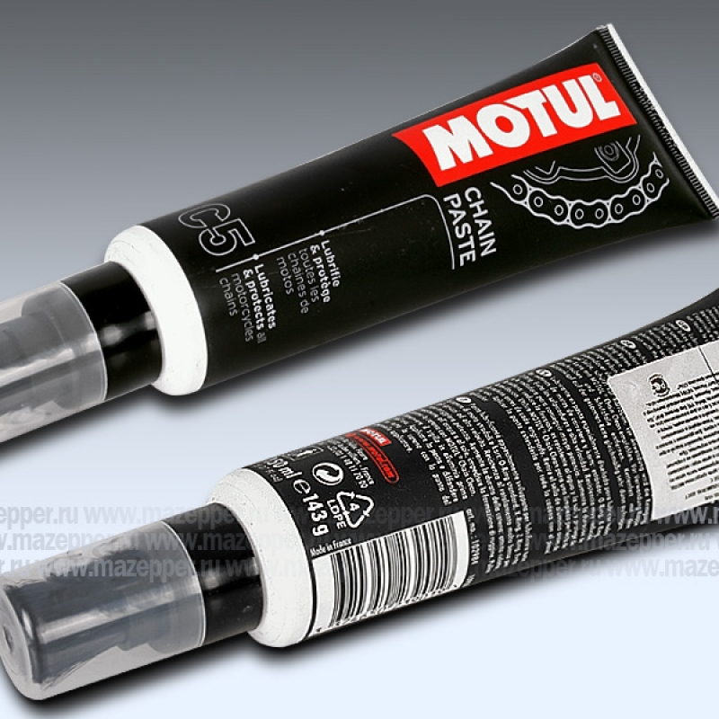 Смазка цепи "MOTUL" C5 Chain Paste (150 мл.) паста Mazepper