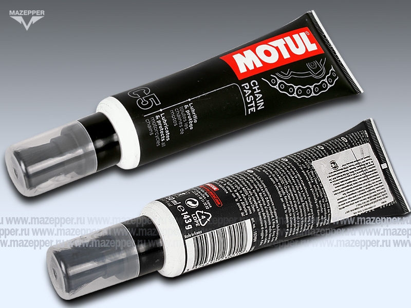 Смазка цепи "MOTUL" C5 Chain Paste (150 мл.) паста Mazepper