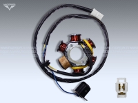Статор генератора "Honda Lead" (дв. HF-05E, 90 см3) 6 катушек (Китай) Mazepper
