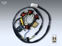 Статор генератора "Honda Lead" (дв. HF-05E, 90 см3) 6 катушек (Китай) Mazepper