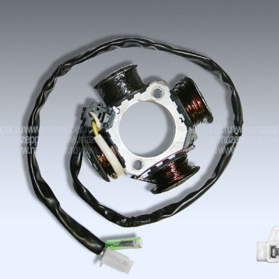 Статор генератора "Suzuki Address" (AD-50, 50 см3) 4 катушки (TMMP) Mazepper