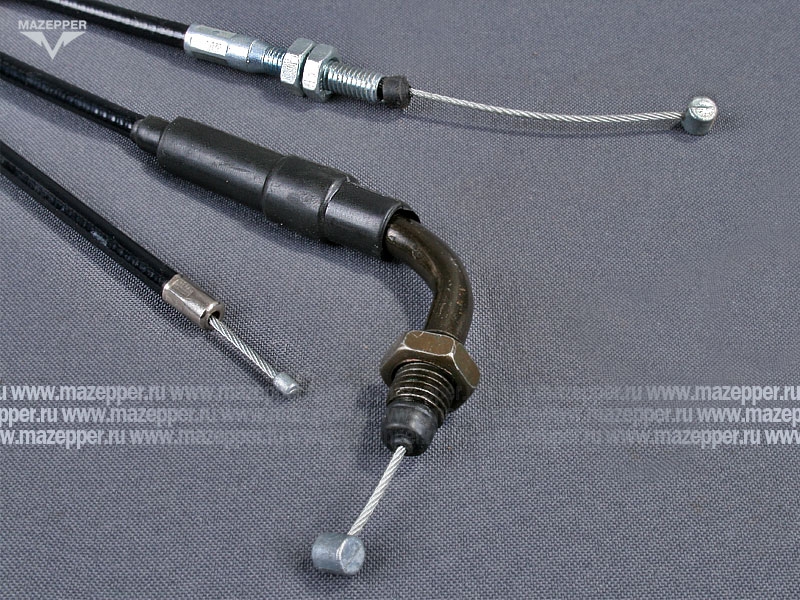 Трос "Honda Lead" (дв. 50, 90 см3) газа (Китай) с разветвителем Mazepper