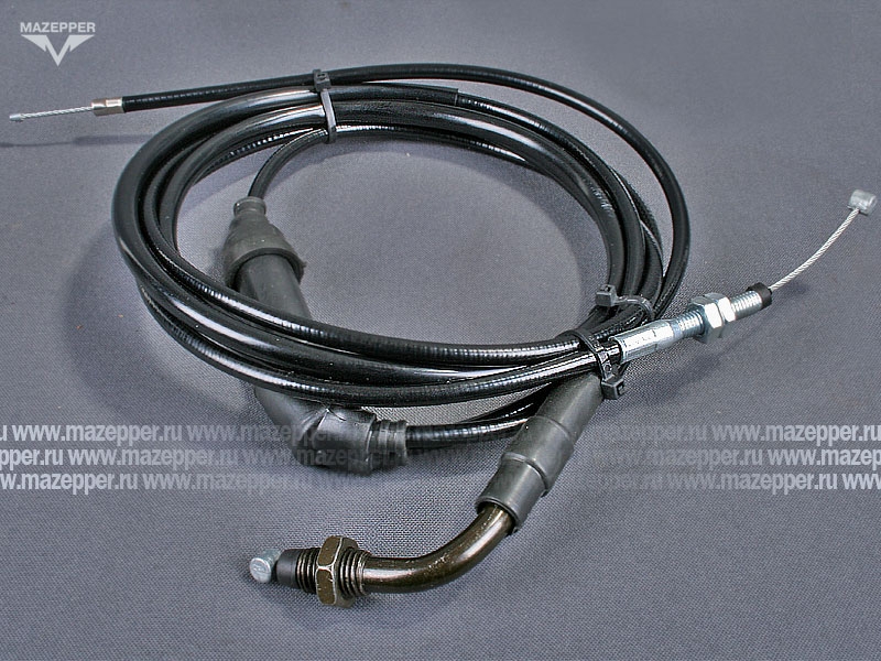Трос "Honda Lead" (дв. 50, 90 см3) газа (Китай) с разветвителем Mazepper