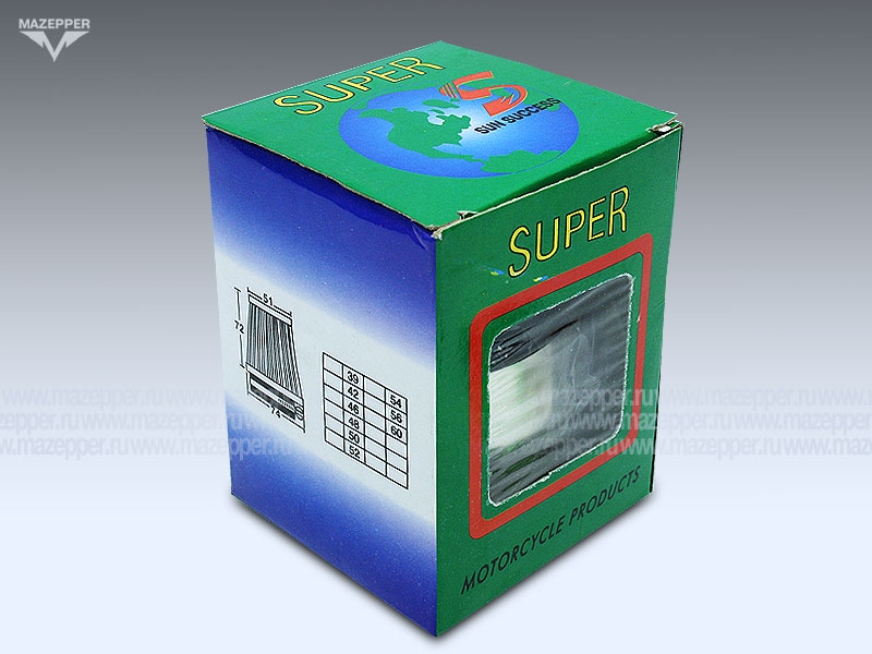 Фильтр воздушный нулевого сопротивления N1-28 мм. (Sun Success) крышка хром Mazepper
