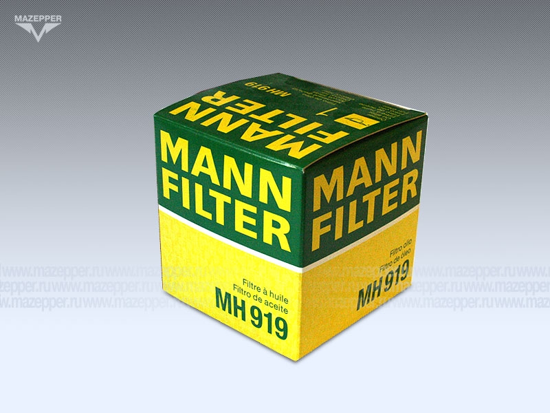 Фильтр масляный "MAN" MH 919 Mazepper