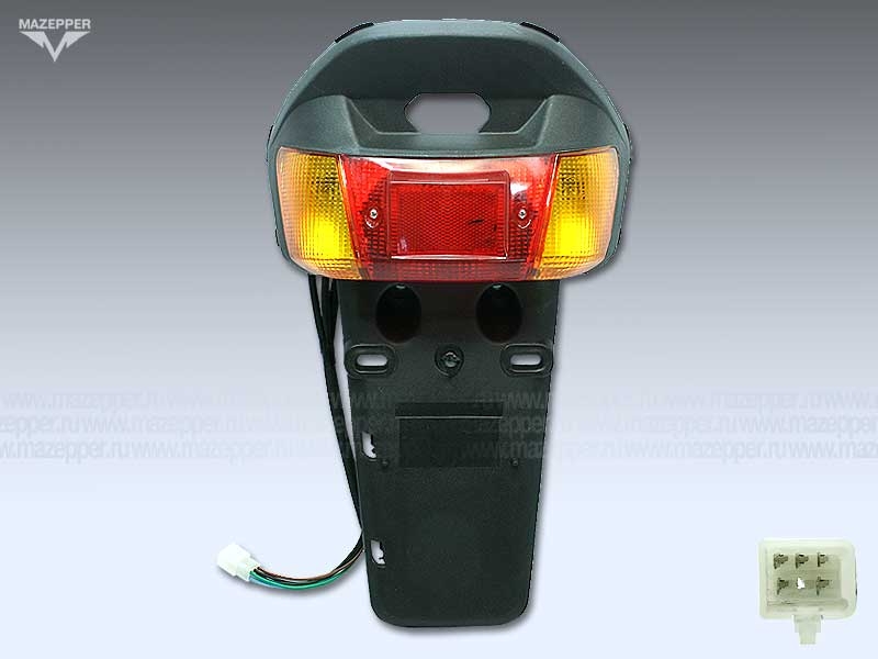 Фонарь стоп-сигнала "Yamaha Artistic" в сб. (с задним крылом) Mazepper