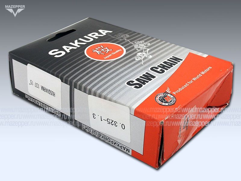 Цепь пильная 15", шаг 0,325", паз 1,3 мм., 64 зв., пила HUSQVARNA, PARTNER (Sakura) аналог RMC Mazepper