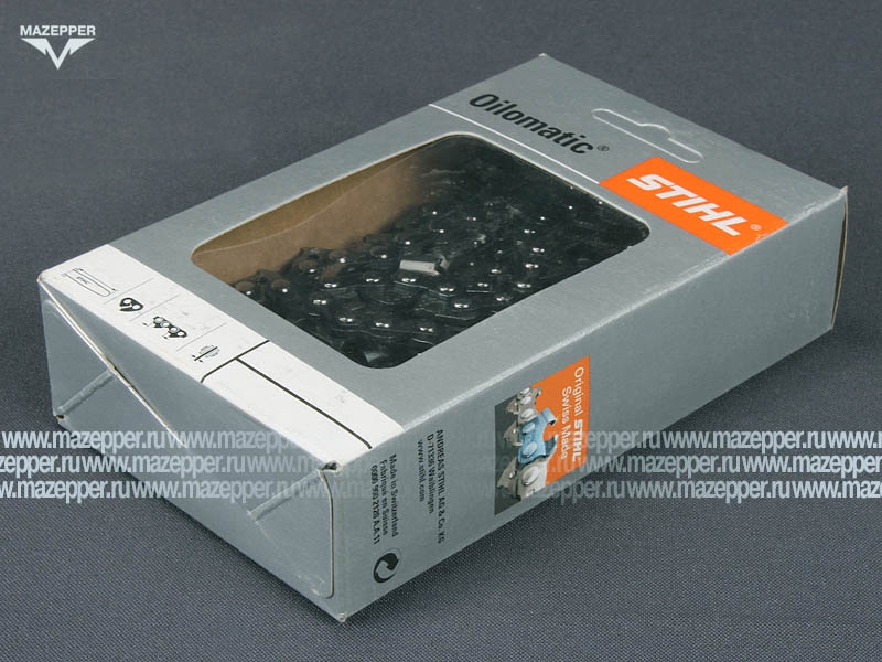 Цепь пильная 16", шаг 0,325", паз 1,6 мм., 67 зв., пилы "STIHL" MS240, MS260, MS280, MS390 (STIHL) Mazepper