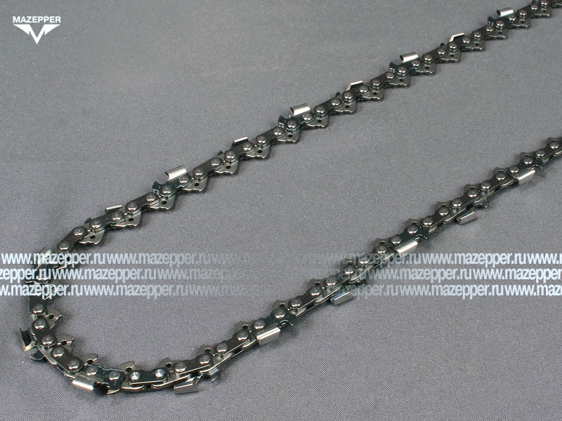 Цепь пильная 16", шаг 3/8", паз 1,5 мм., 60 зв., пила "HUSQVARNA", "OLEO-MAC" (STIHL) зуб RMC Mazepper