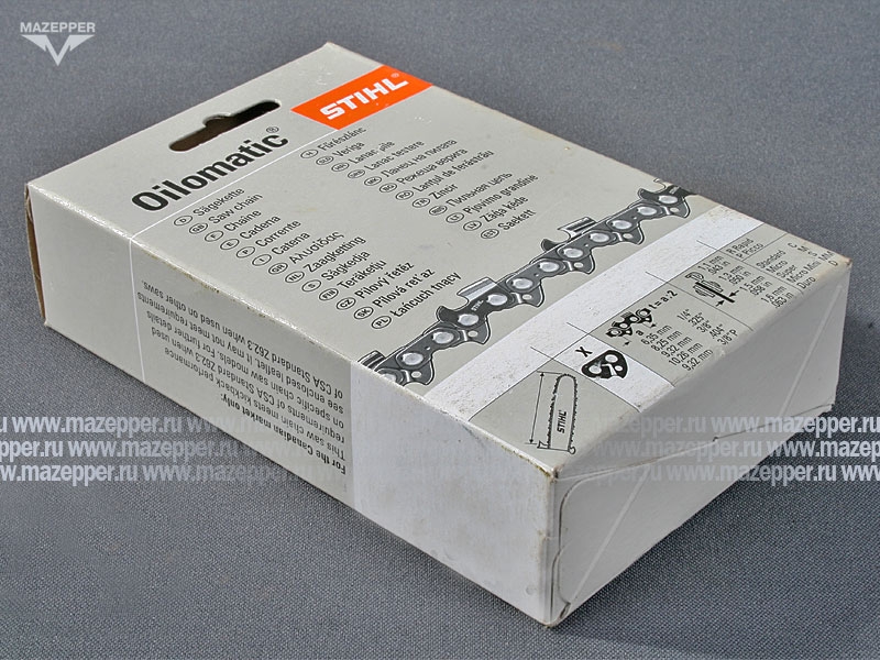 Цепь пильная 18", шаг 3/8", паз 1,6 мм., 68 зв., пила "STIHL" (STIHL) Rapid Super Comfort Mazepper