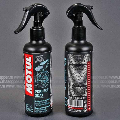 Чистящее средство "MOTUL" E4 для виниловых сидений мотоциклов Perfect Seat (250 мл.) Mazepper