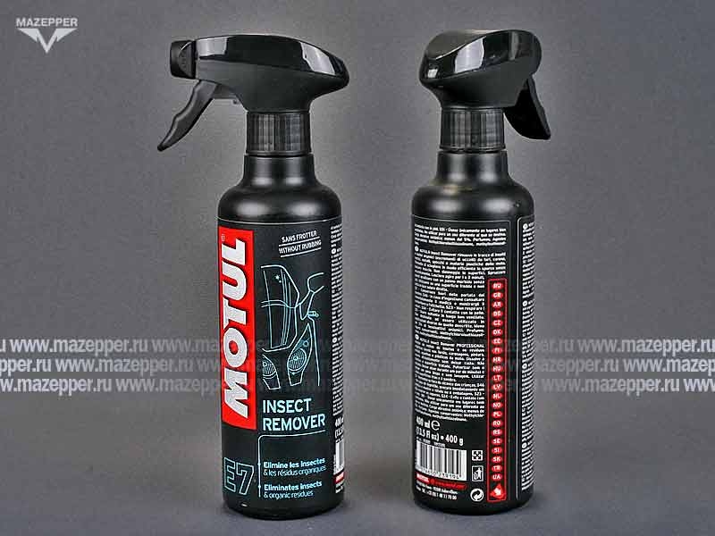 Чистящее средство "MOTUL" E7 от насекомых Insect Remover (400 мл.) Mazepper