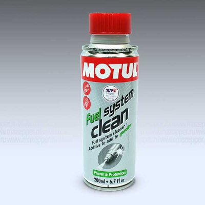 Чистящее средство "MOTUL" для промывки топливной системы мотоциклов Fuel System Clean Moto (200 мл.) Mazepper