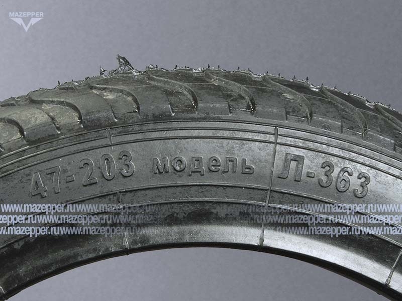 Шина вело 12" 47-203  Л-363 (без камеры) "ПЕТРОШИНА" (12х1,75) детские коляски Mazepper