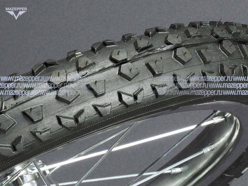 Шина вело 16" 47-305  Л-357 (без камеры) "ПЕТРОШИНА" (16х1,85) шип. Mazepper