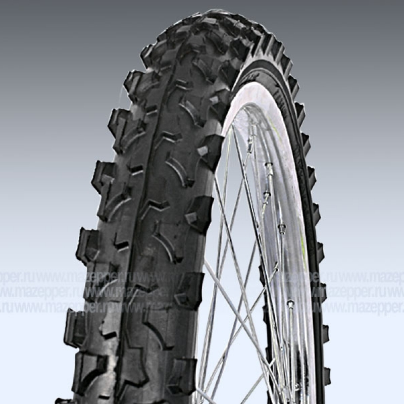 Шина вело 20" 44-406  Л-326 (без камеры) "ПЕТРОШИНА" (20х1,95) Аист, Кама, Десна (шип.) Mazepper
