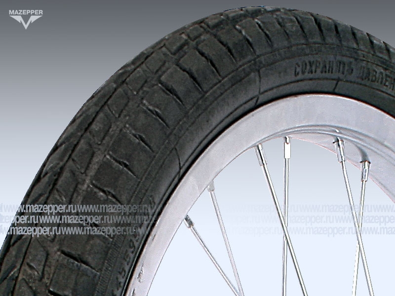 Шина вело 20" 44-406  Л-331 (без камеры) "ПЕТРОШИНА" (20х1,75) Аист, Кама, Десна (дорожный) Mazepper