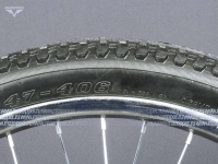 Шина вело 20" 47-406  Л-334 (без камеры) "ПЕТРОШИНА" (20х1,85) Аист, Кама, Десна (универсальный) Mazepper