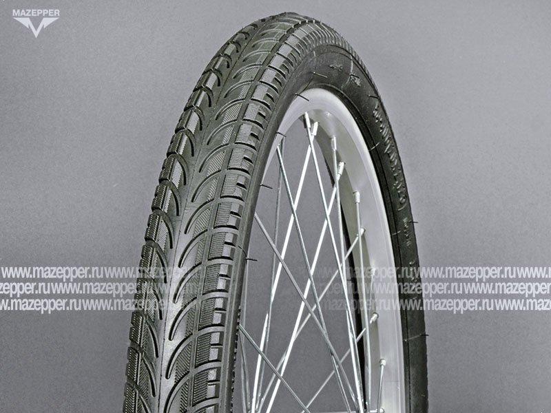 Шина вело 20" 54-406  Л-381 (без камеры) "ПЕТРОШИНА" (20х2,125) BMX (универсальный) Mazepper