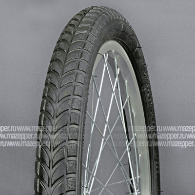 Шина вело 20" 54-406  Л-383 (без камеры) "ПЕТРОШИНА" (20х2,125) BMX (универсальный) Mazepper
