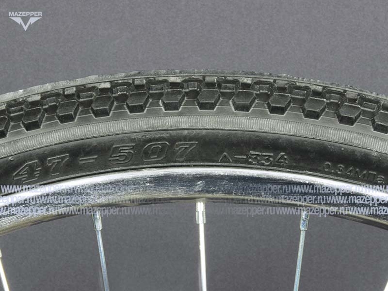 Шина вело 24" 47-507  Л-334 (без камеры) "ПЕТРОШИНА" (24х1,85) Таир, Аист, Альтаир (универсальный) Mazepper