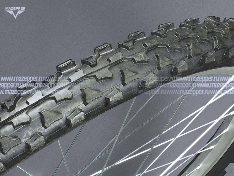 Шина вело 26" 50-559  Л-326 (без камеры) "ПЕТРОШИНА" (26х1,95) "Горные велосипеды" (шип.) Mazepper