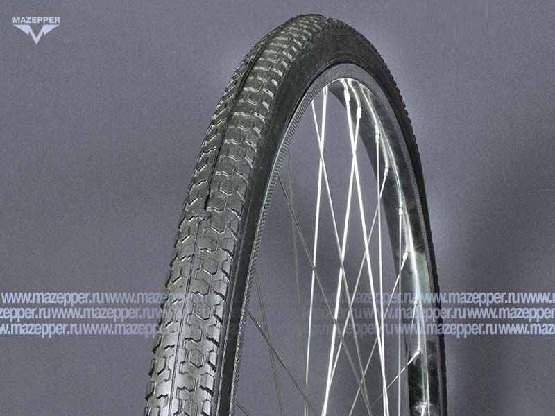 Шина вело 28" 44-622  Л-343 (без камеры) "ПЕТРОШИНА" (28х1,75) Украина, Аист (универсальный) Mazepper