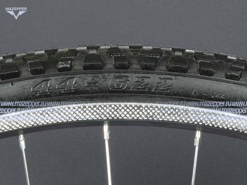 Шина вело 28" 44-622  Л-344 (без камеры) "ПЕТРОШИНА" (28х1,75) Украина, Аист (универсальный) Mazepper