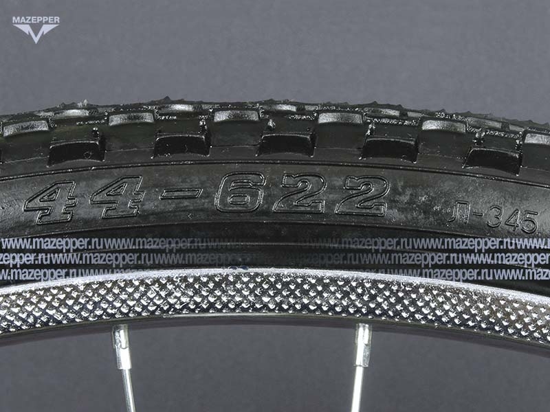 Шина вело 28" 44-622  Л-345 (без камеры) "ПЕТРОШИНА" (28х1,75) Украина, Аист (универсальный) Mazepper