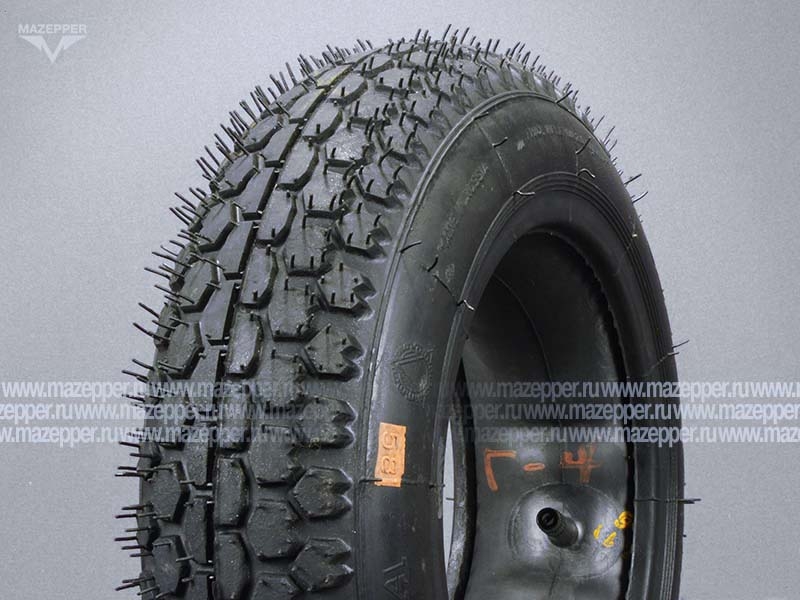 Шина индустриальная  8" 3,00-8 Л-368, 38А4 (с камерой) "ПЕТРОШИНА" садовые, строительные тележки Mazepper