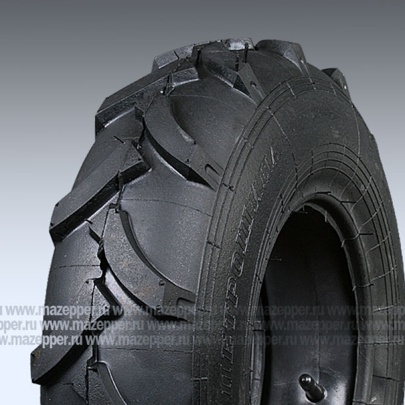 Шина индустриальная  8" 4,00-8 Л-365, 31A4, 2PR (с камерой) "ПЕТРОШИНА" мотоблоки "Салют", "Агат" Mazepper