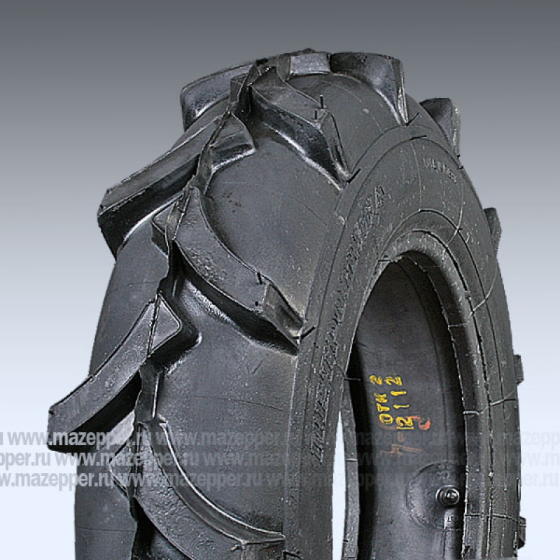 Шина индустриальная 10" 4,00-10 Л-355, 49A6, 4PR (с камерой) "ПЕТРОШИНА" мотоблоки "Нева", "Каскад" Mazepper