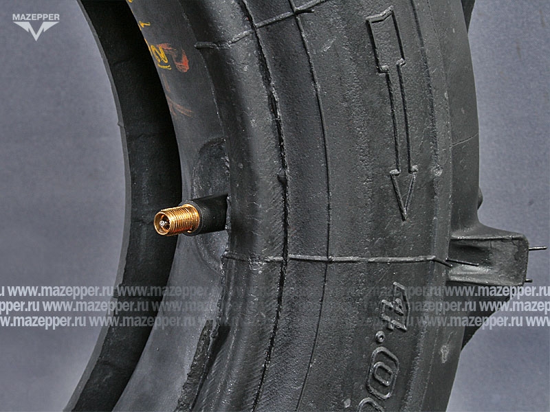 Шина индустриальная 10" 4,00-10 Л-355, 49A6, 4PR (с камерой) "ПЕТРОШИНА" мотоблоки "Нева", "Каскад" Mazepper