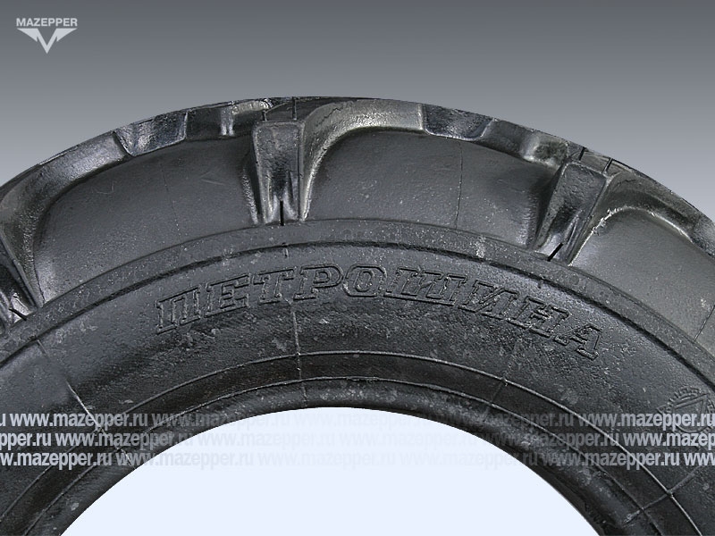 Шина индустриальная 10" 4,00-10 Л-355, 49A6, 4PR (с камерой) "ПЕТРОШИНА" мотоблоки "Нева", "Каскад" Mazepper