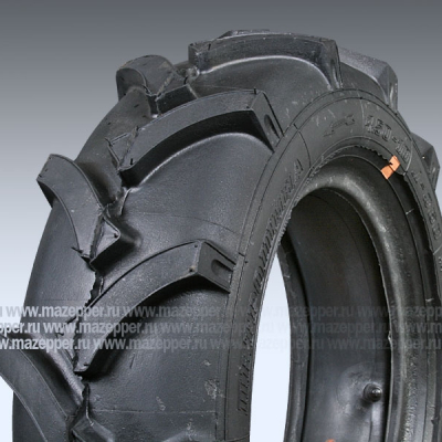 Шина индустриальная 10" 4,50-10 Л-360, 48A4, 2PR (с камерой) "ПЕТРОШИНА" направленная, повышенной проходимости Mazepper