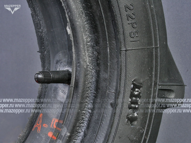 Шина индустриальная 10" 4,50-10 Л-360, 48A4, 2PR (с камерой) "ПЕТРОШИНА" мотоблоки "Нева", "Каскад" Mazepper